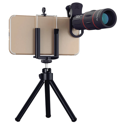 APEXEL 18X Telescope Zoom lens Monocular Mobile Phone camera Lenses for iPhone Samsung Smartphones for Camping hunting Sports