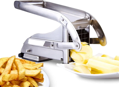 ST45 Stainless Steel Potato Chips Making Machine French Fry Cutter with No-Slip Suction Base Premium Potato Slicer