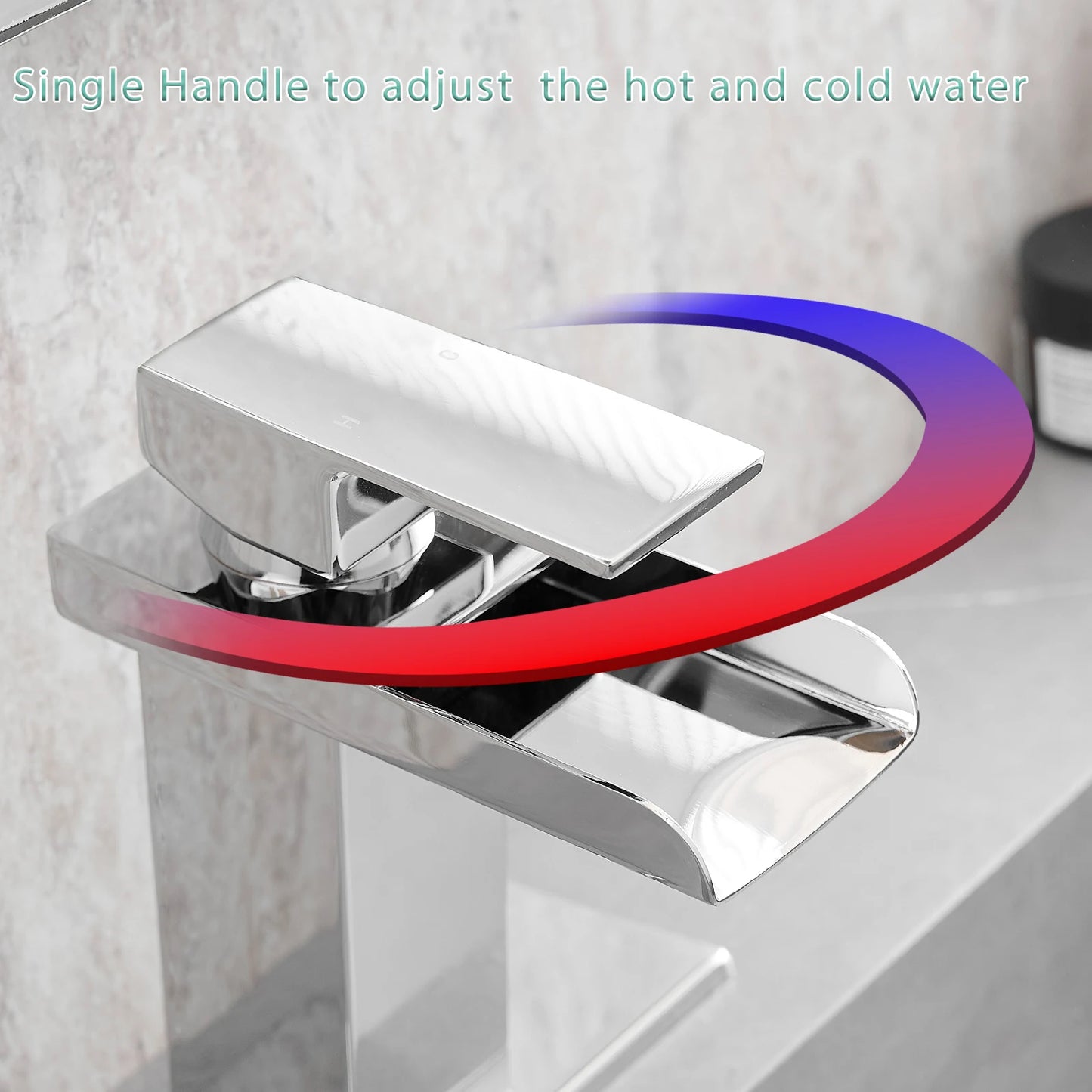 Cheap Modern 1-Hole Chrome Shining 304 Stainless Steel Bathroom Faucet Anti-Rust Basin Taps with Ceramic Valve Core Deck Plate