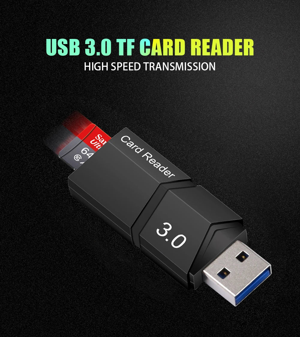 SD Card Reader USB 3.0 Card Reader 3.0 For USB Micro SD Adapter Flash Drive Smart Memory Card Reader SD Cardreader