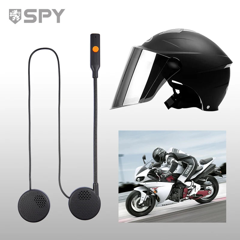 SPY Bt Phone Helmet Usb Charge Mini Wireless Microphone Intercomunicador Moto Intercom Motorcycle for Helmets