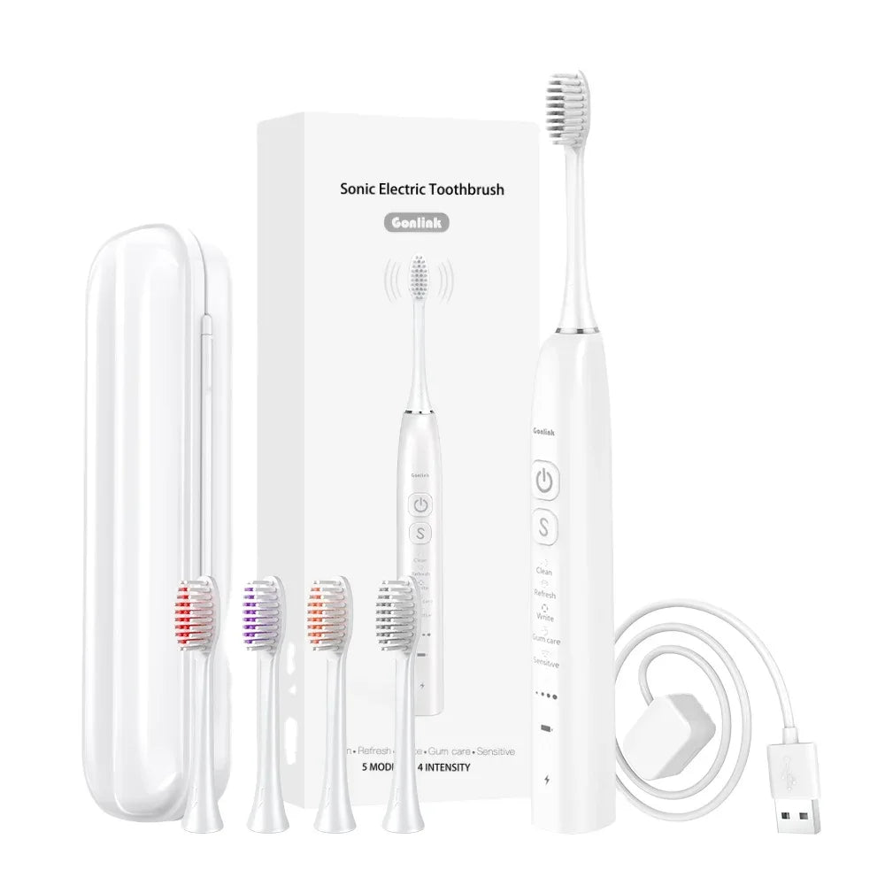 Best IX7 Private Label Tooth Brush Inductive Wireless Charging With Travel Case Rechargeable Smart Sonic Electric Toothbrush