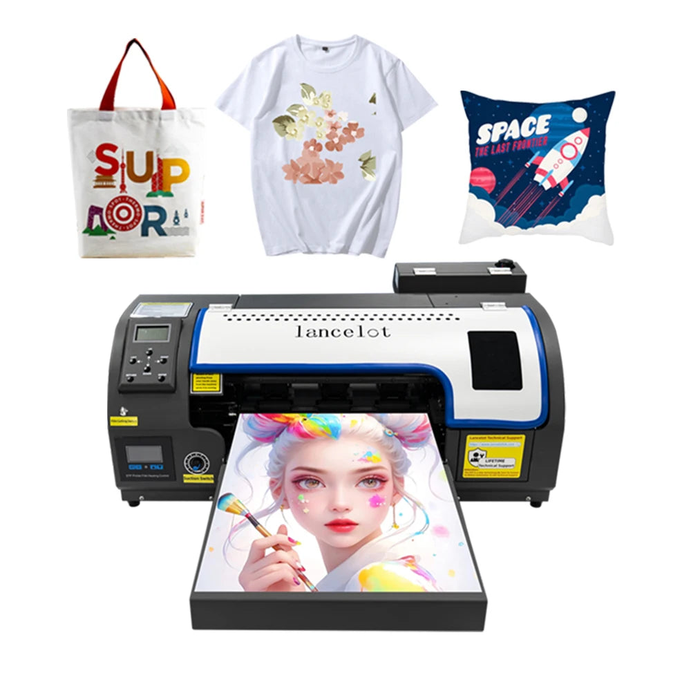 A3 DTF PRINTER,30cm Dtf Printer/DTF Film Printer/DTF Heat Transfer Machine  With Single Xp600 Printer With Cutting Function