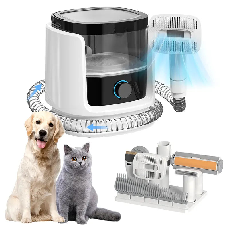 Pet Products Pet Vacuum Brush Best Automatic Dog Cat Hair Remover Pet Grooming Vacuum Cleaner Kit