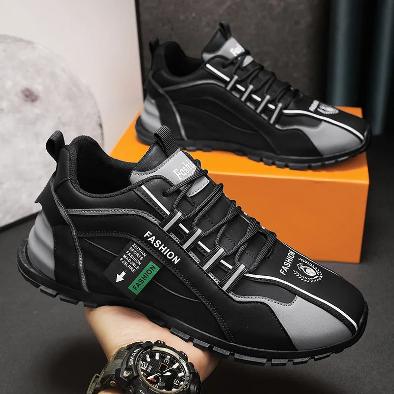 New Autumn Breathable Mesh Sports Men's Shoes Casual Running Thick Bottom tide Shoes