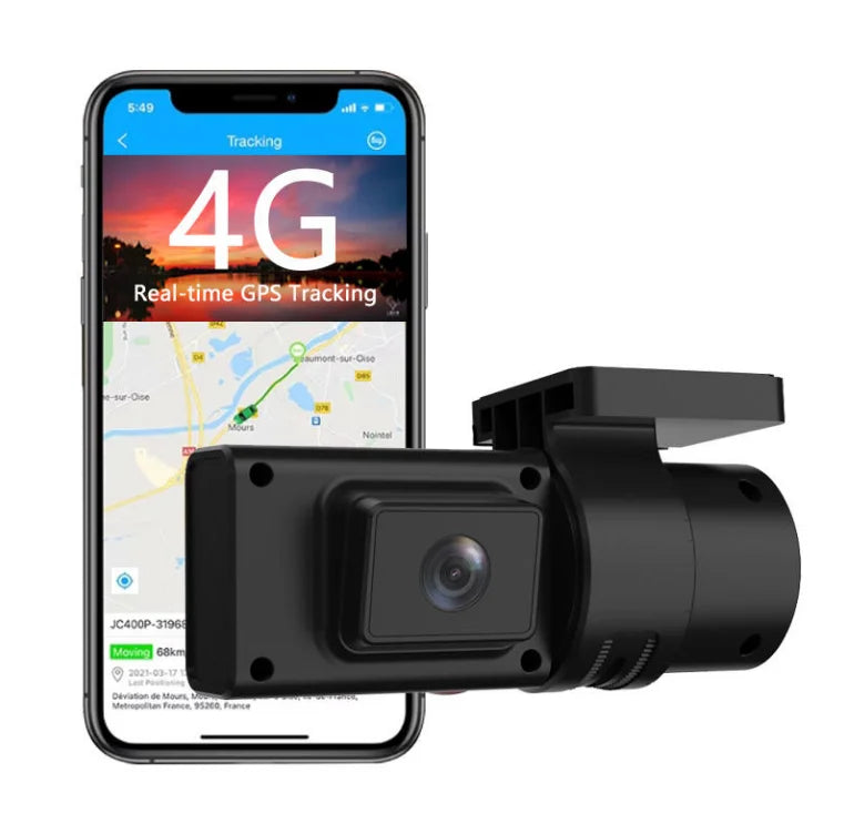 Jimilot JC181 Mini Dual Dash Cam 4G DVR WiFi USB 1080P GPS Event Video G-Sensor Fuel Cutoff Rotatable Car Camera 64GB ADAS