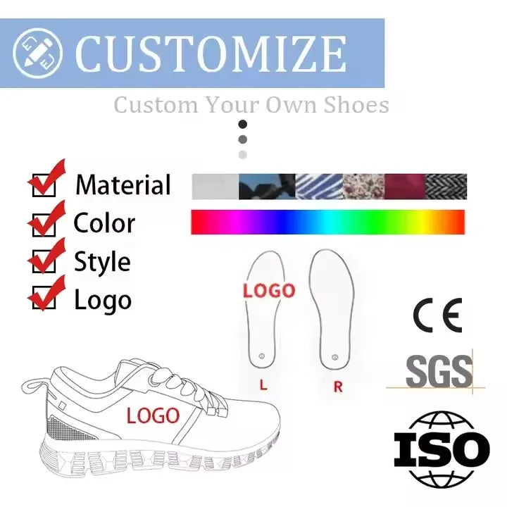 Breathable Lace-up Height Increasing Breathable PU Running Shoes Casual Sneaker for Women Wholesales 237