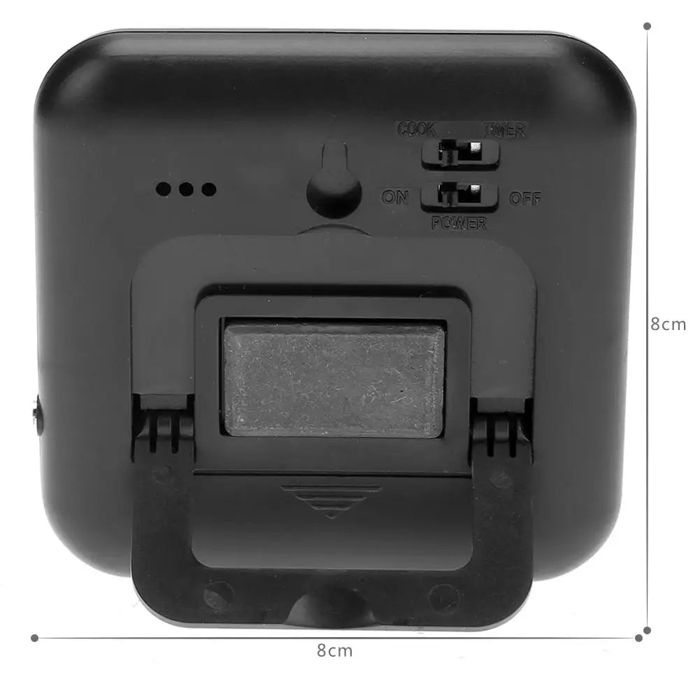Electronic Digital LCD Food Thermometer Probe BBQ Meat Water Oil Cooking Temperature for Kitchen Cooking Alarm Cooking Timer