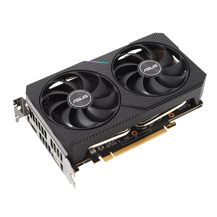 ASUS AMD Dual Radeon RX 6500 XT OC Edition 4G Graphics Card with 64 Bit PCI Express 4.0 4GB GDDR6 Memory Video Card