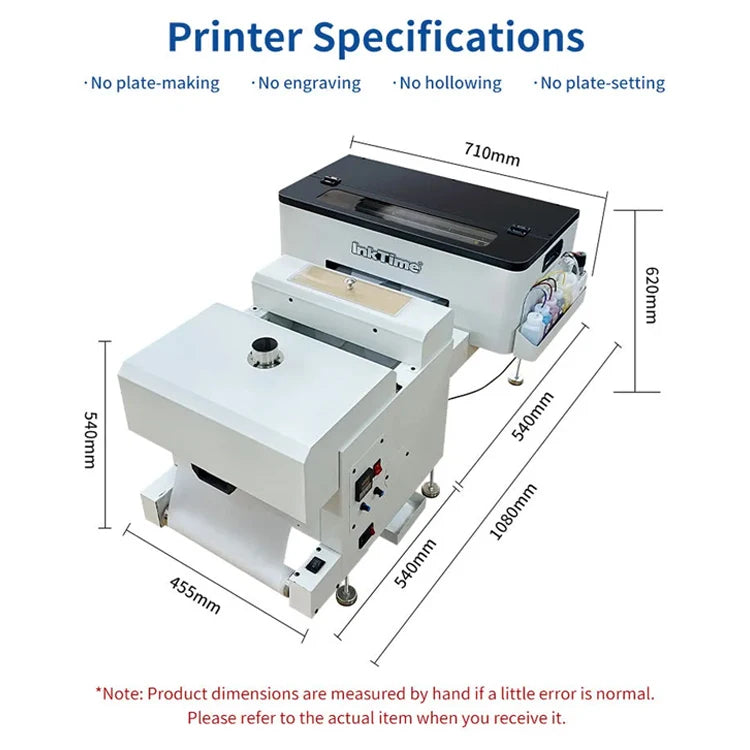 Best A3 DTF Printer 30cm New Condition PET Film Printing with Powder Shaking Machine