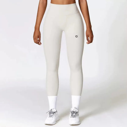 High-waisted, Soft, Tight-fitting Gym Pants, Hip-lifting Yoga Leggings, Women's Custom-made logo Leggings