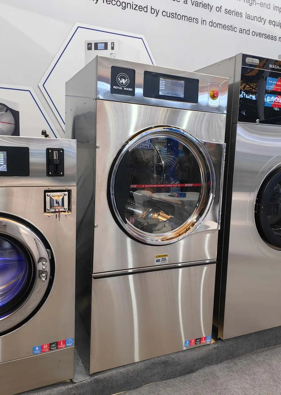 Commercial Electric Dryer Machine Fully Automatic Single Tumble Dryer Stainless Steel Condition New for Clothes Drying