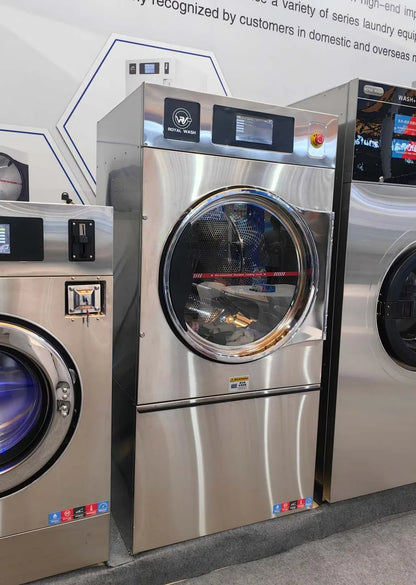 Commercial Electric Dryer Machine Fully Automatic Single Tumble Dryer Stainless Steel Condition New for Clothes Drying
