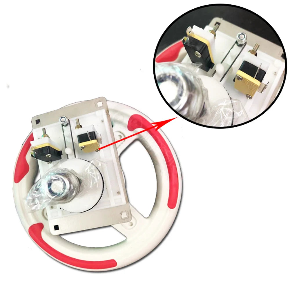 Plastic Steering Wheel Children Coin Operated Video Arcade Outrun Electronics Racing Simulator Car Driving Game Machine Kids