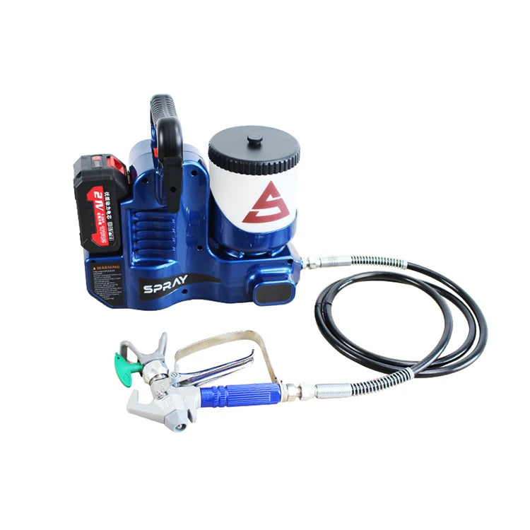 21V Battery-Powered High-Pressure Electric Airless Paint Sprayer Gun with Brushless Motor 2500PSI DIY 301i