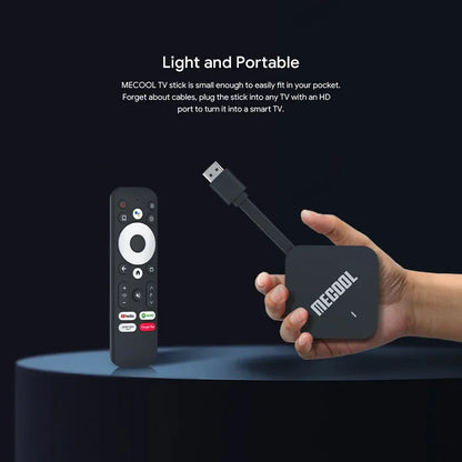 [Genuine]MECOOL ATV KD2 Best Global Version Amlogic S905Y4 TV Stick 4G 32G 4K Dual WIFI Google Certified TV Box BT5.0 PK KD3 KD5