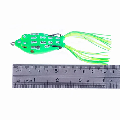 Hengjia Topwater Wobblers Fly Fishing Artificial Insect Soft Lures Frog Fishing Lures