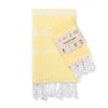 Wholesale Turkish Jacquard Cotton Rectangle Kitchen Towel Quick-Dry Embroidered Tassel Design Floral Pattern Home Bath Use