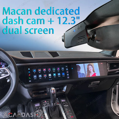 ACARDASH Dual 12.3" Touch Screen Auto Android Car Dvd Player Interactive Screen for Macan 2014-2017 PCM3.1 PCM4.0 With Carplay