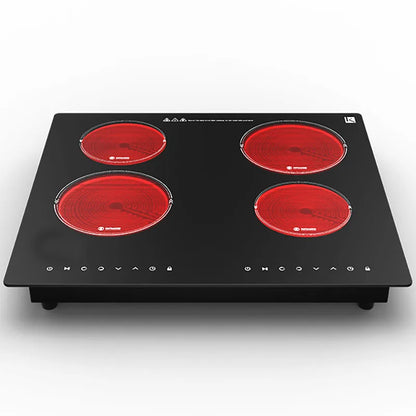Best Selling Built in 4 Burner Induction Cooker Black Electric Touch Screen OEM Stainless Steel 220V 5000W Taino Electric Ind