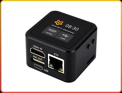 Luckfox PicoKVM Lightweight IP KVM Remote Management Tool,Supports 1920x1080@60fps HDMI Video Input And HID Signal Output For