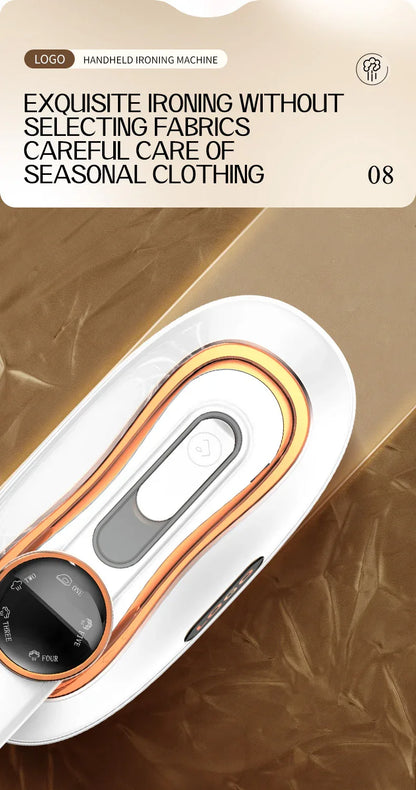 2025 New Ai Smart LED Digital Display Handheld Steam Iron Home Travel Portable Steam Iron 1200W High Power Handheld Hanging Iron