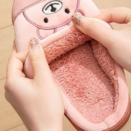 New 2025 Cotton Slippers for Men and Women, Winter Thick-Soled Non-Slip Indoor Warm Home Slippers for Men and Couples
