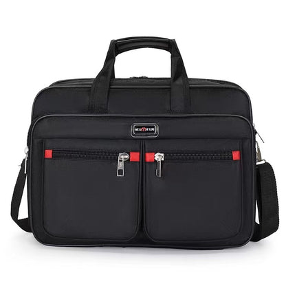 Manufacturer Wholesale Men's Large-Capacity Briefcase Business Trip Laptop Bag Portable Travel Bag Wear-Resistant Business Bag