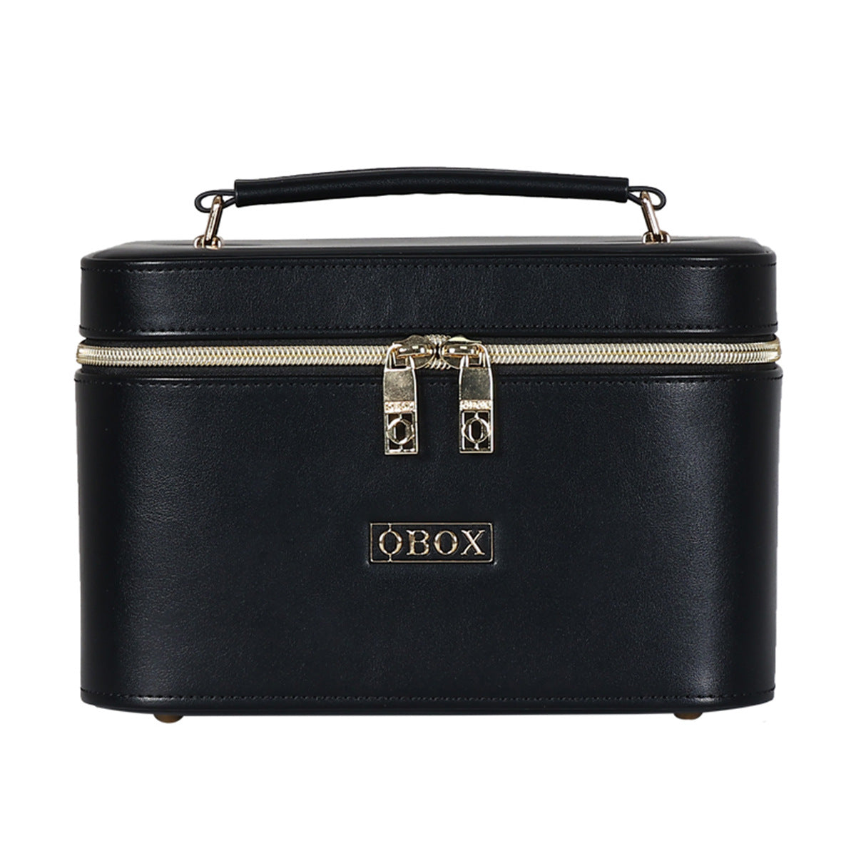 Cross-Border Led Mirror Travel Makeup Bag, Makeup Mirror, Cosmetics Portable Large-Capacity Makeup Case, Hand-Held Beauty Bag