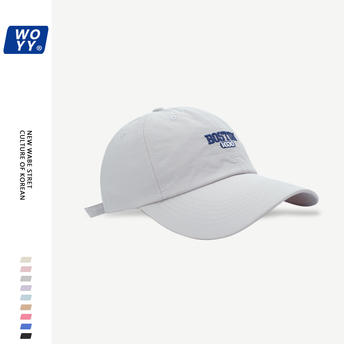 Boston Quick-Dry Baseball Hat Summer Super Fire Outdoor Sun Hat Korean Ins Soft Top Breathable Cap