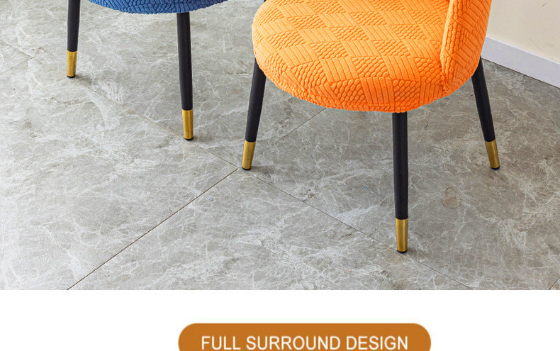 Curved chair cover dressing table dressing table office coffee shop conference semicircle chair cover chopsticks cover cover cloth