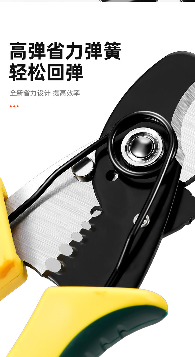 Wire Stripping Pliers, Electrician's Special Tools, Multi-Functional Pliers, Wire Cutting and Stripping Artifact, Universal Wire and Cable Scissors