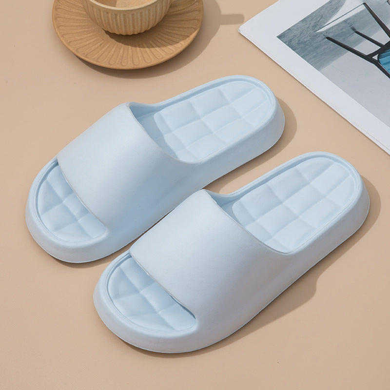 Stepping on excrement feeling sandals and slippers women's summer new home non-slip bathroom home men's eva cool tray factory wholesale cross-border
