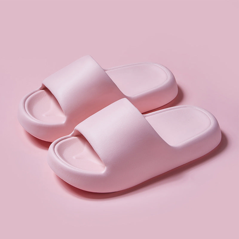 Korean Style Non-Slip Soft-Soled Eva Slippers for Women in Summer Bathroom Bathing Couples Thick-Soled Home Sandals