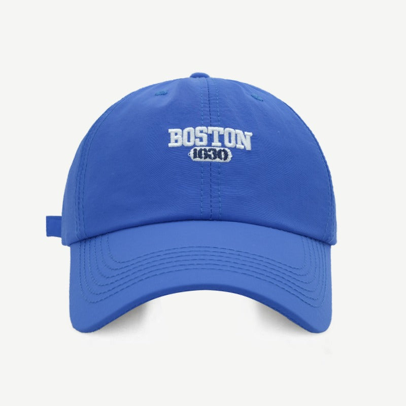 Boston Quick-Dry Baseball Hat Summer Super Fire Outdoor Sun Hat Korean Ins Soft Top Breathable Cap