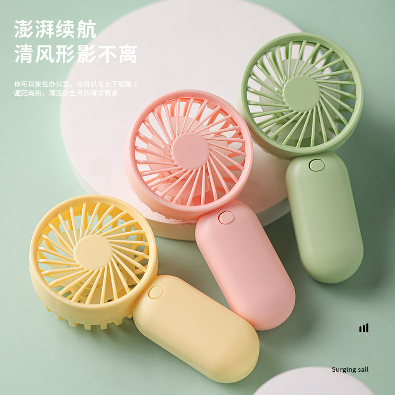 New cross-border foreign trade handheld fan portable summer usb fan dormitory desktop mini fan