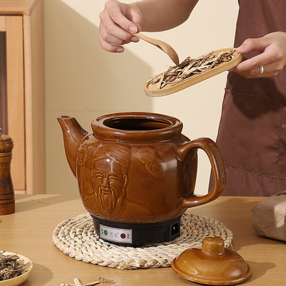 Factory wholesale decocting pot Chinese medicine pot automatic household Li Shizhen medicine pot plug-in decocting Chinese medicine casserole ceramic