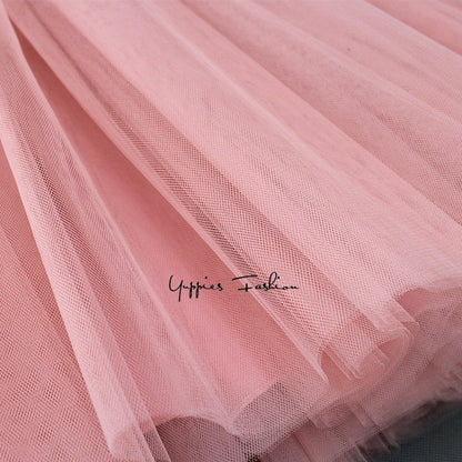 Europe and the United States high waist mesh skirt Tutu skirt strength manufacturers 7 65cm elastic waist cross-border Net red skirt adult
