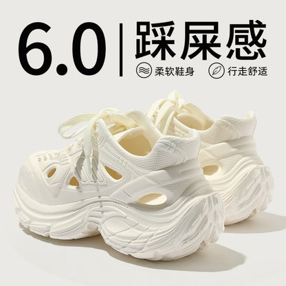 Thick-Soled Clogs for Women, Summer Sports and Leisure 2025 New Internet Celebrity Fashion Non-Slip Toe-Cap Sandals