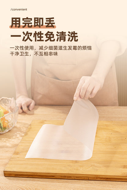 Household Kitchen Disposable Cutting Board Mat Eva Meat Cutting Board Mat Food Supplement Cutting Board Non-Slip Antibacterial Transparent Mat