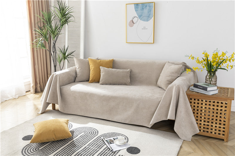 Four Seasons Universal Waterproof Sofa Towel Urine-proof Cat-scratch-proof Sofa Cover Cloth Towel Chenille Non-slip Non-sticky Sofa Cover