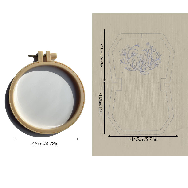 cross-border good embroidery diy manual self-embroidery beginner material bag antique suzhou embroidery gold bag embroidery ribbon embroidery