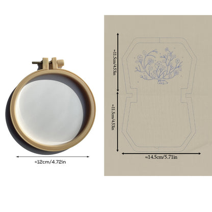 cross-border good embroidery diy manual self-embroidery beginner material bag antique suzhou embroidery gold bag embroidery ribbon embroidery