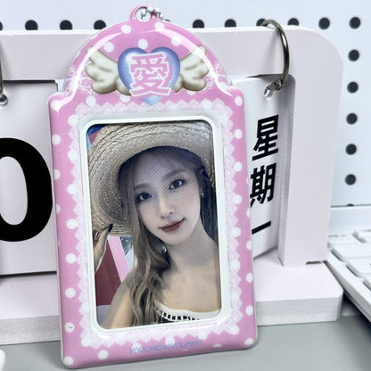 Supply Original Card Sleeve Small Card PVC Earth Flavor Star-chasing Aidou Campus Card Storage Card Bag Display Pendant Protective Cover
