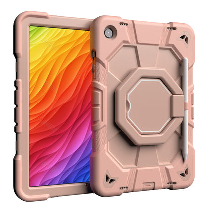 Suitable for Samsung Tab A9+ Tablet Protective Cover Satchel A9Plus Silicone Rotating Stand Kidsren's Anti-Fall Shell