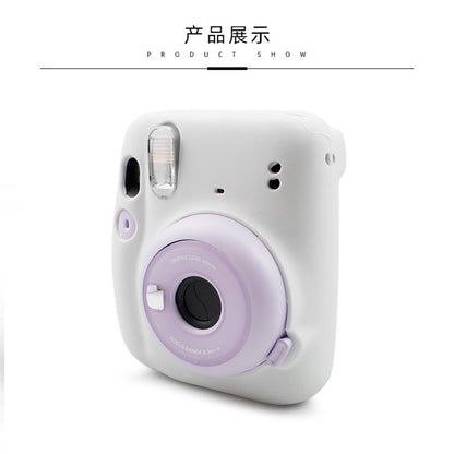 Polaroid Instaxmini Series Universal Camera Case, One Camera and One Lens, Silicone Protective Case, Trendy Camera Accessories
