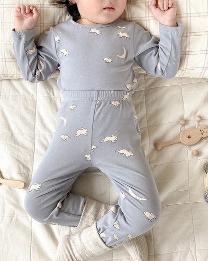Children's Pajamas, Baby Autumn Clothes and Long Trousers, Kidsren's Home Clothes, Category a Pure Cotton Pajamas for Boys and Girls, Boys' Home Clothes