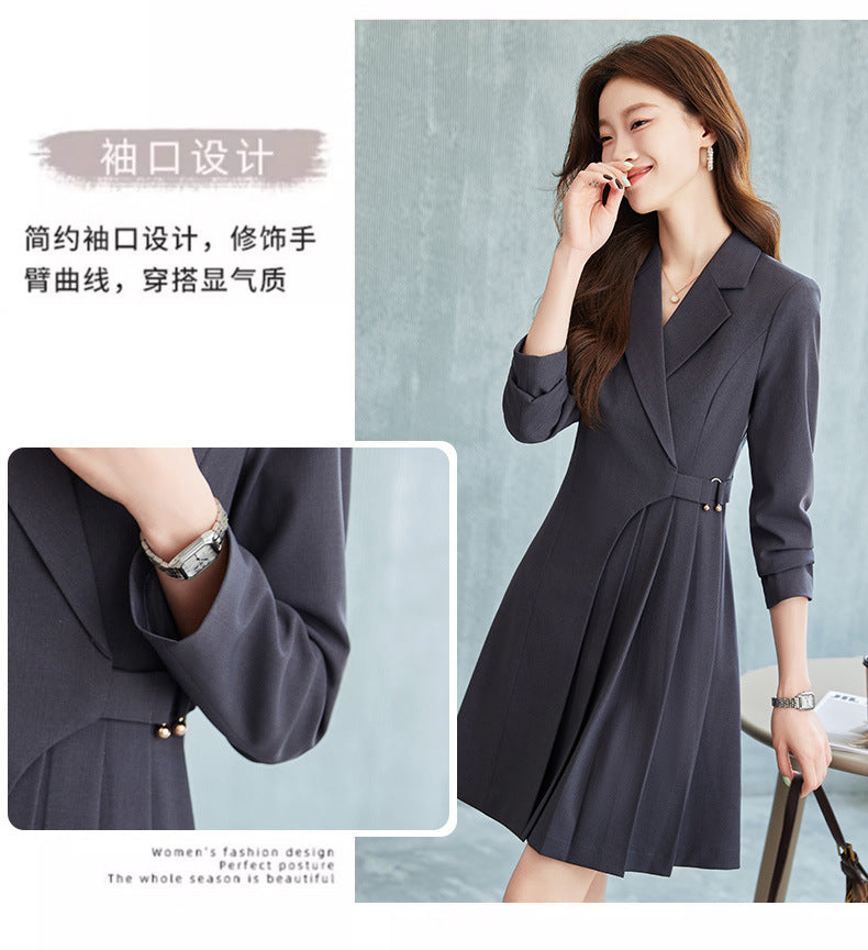 Gao Ding Light Luxury Suit dress Women's 2024 New Business Wear Business Commuter Gold Store Sales Department Work Clothes
