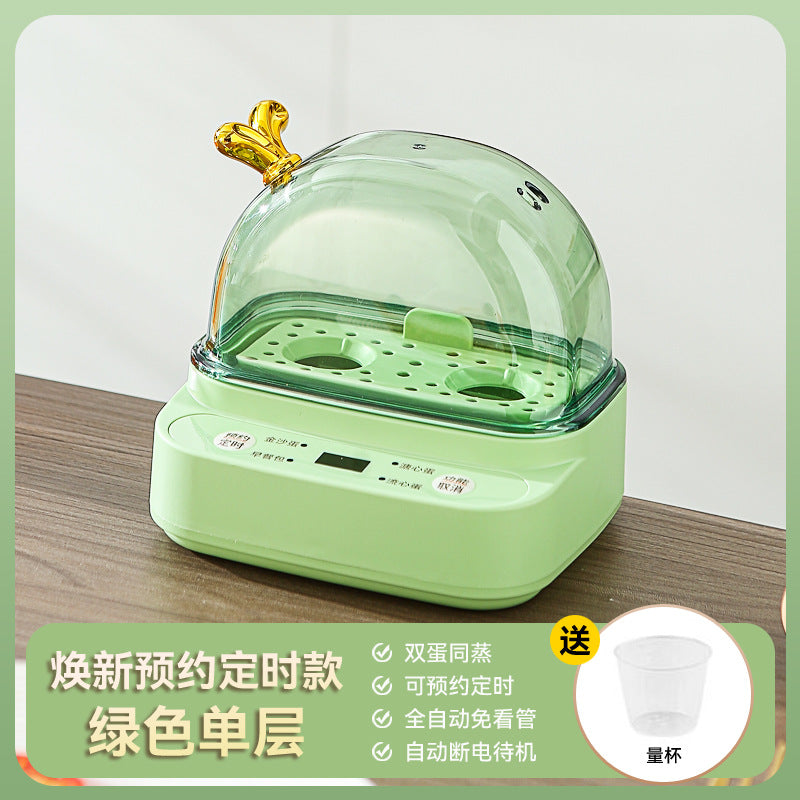 Egg steamer 2024 new can be scheduled to time a person egg cooker automatic power-off household mini small smart