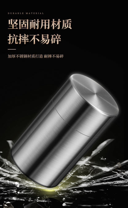 New Product Manufacturers 304 Stainless Steel Tea Cans Small Cans Empty Cans Household Tea Storage Cans Travel Portable Sealed Cans
